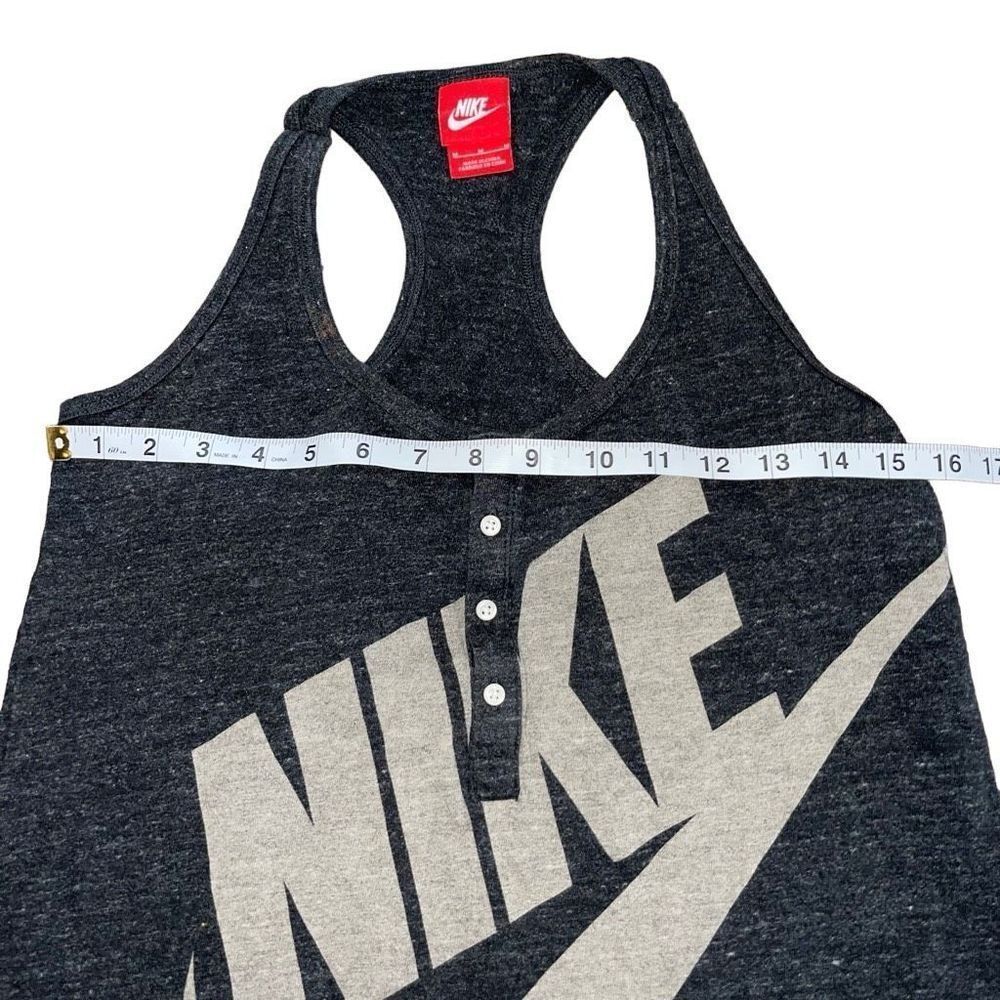 Nike Racerback Tank Top Button Medium - Picture 4 of 5